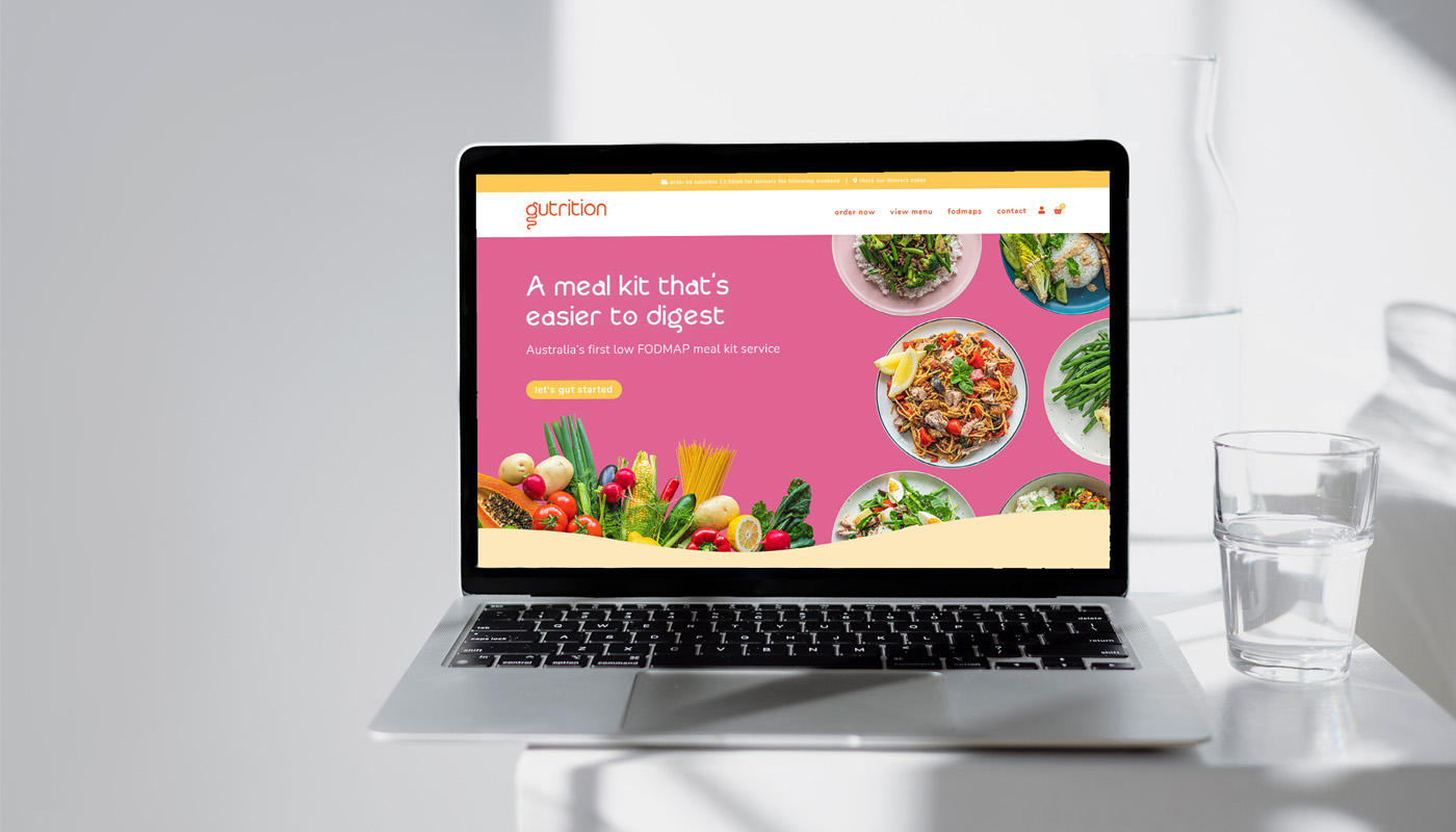 gutrition low fodmap meal kit woocommerce website design 2