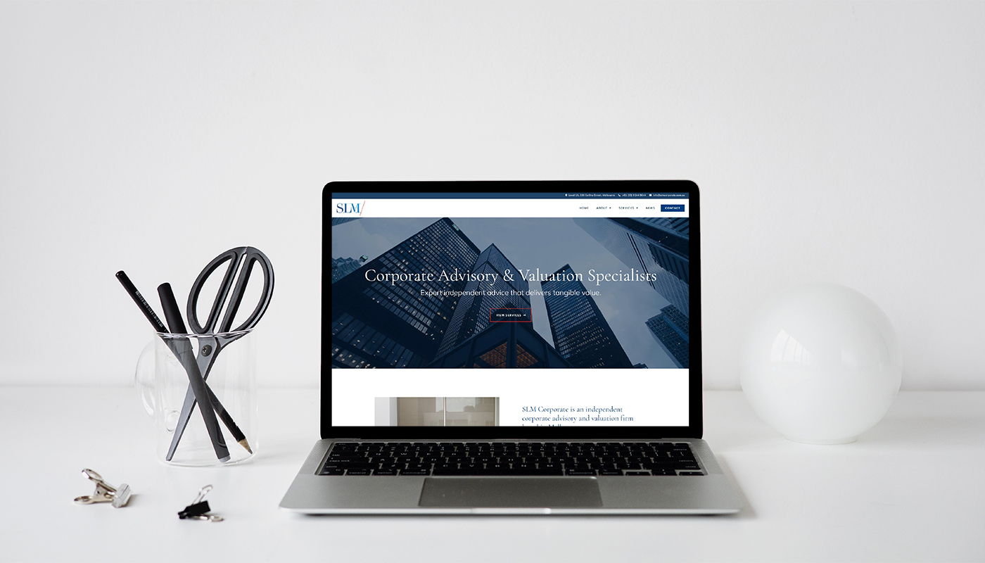 slm corporate wordpress website redesign melbourne