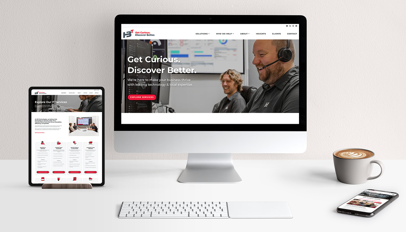 hb technologies nz wordpress website redesign